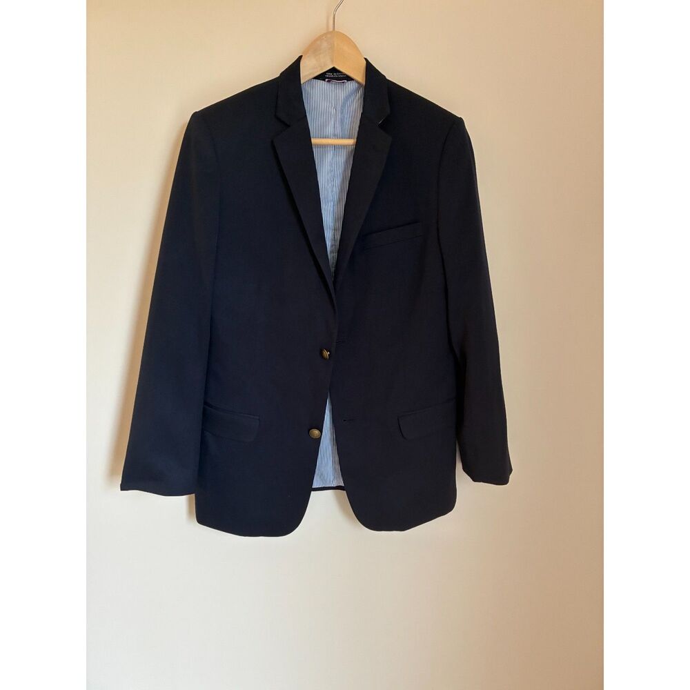 Tommy Hilfiger Big Boys' Alexander Bi-Stretch Blazer in navy, size 18